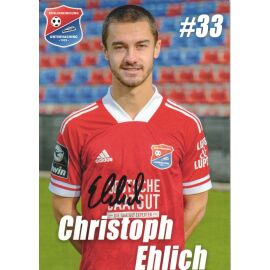 Autogramm Fussball | SpVgg Unterhaching | 2020 | Christoph EHLICH