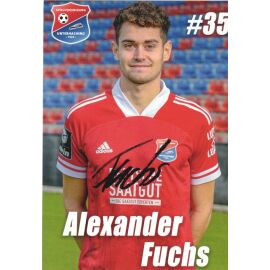Autogramm Fussball | SpVgg Unterhaching | 2020 | Alexander FUCHS