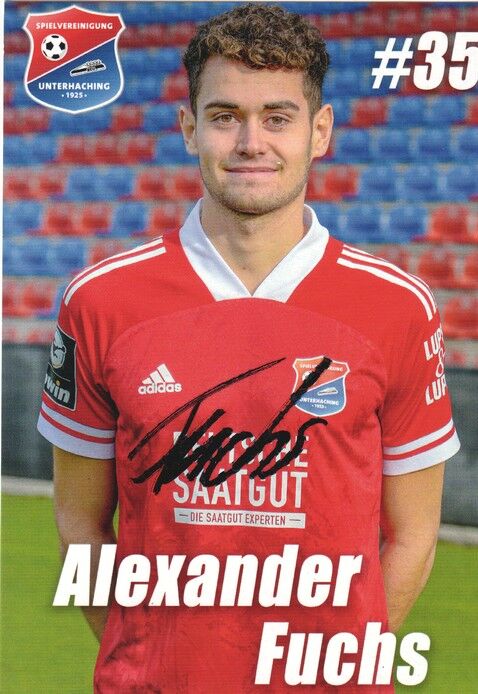 Autogramm Fussball | SpVgg Unterhaching | 2020 | Alexander FUCHS