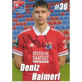Autogramm Fussball | SpVgg Unterhaching | 2020 | Deniz HAIMERL