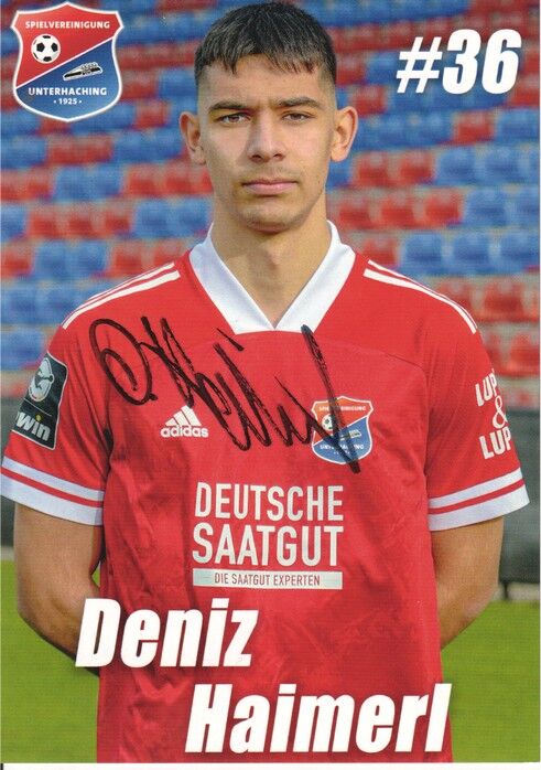 Autogramm Fussball | SpVgg Unterhaching | 2020 | Deniz HAIMERL