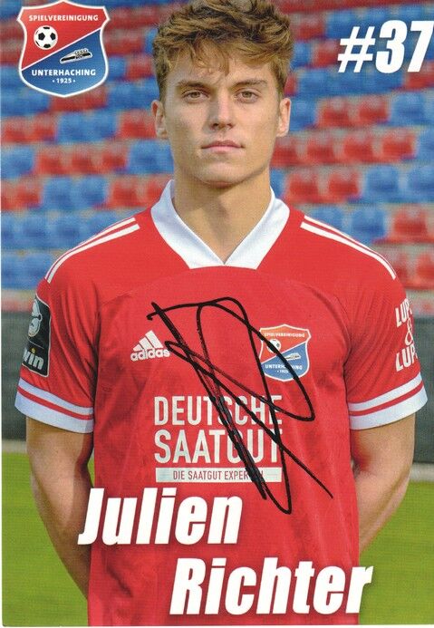 Autogramm Fussball | SpVgg Unterhaching | 2020 | Julien RICHTER