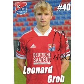 Autogramm Fussball | SpVgg Unterhaching | 2020 | Leonard GROB