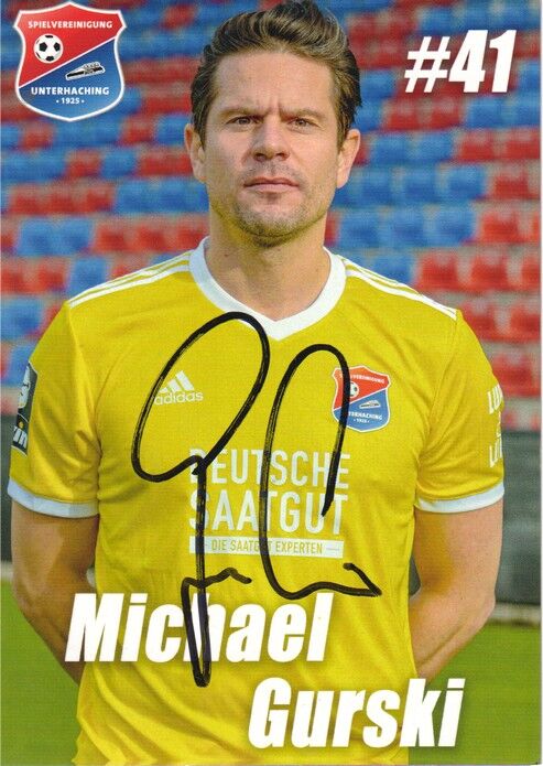 Autogramm Fussball | SpVgg Unterhaching | 2020 | Michael GURSKI