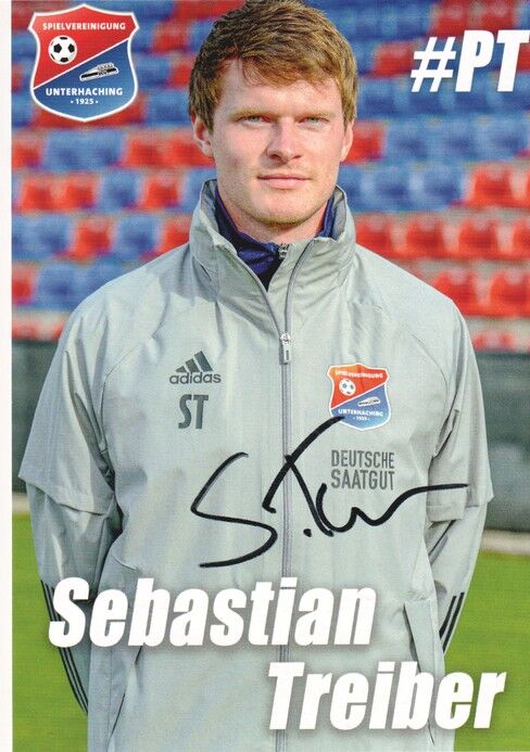 Autogramm Fussball | SpVgg Unterhaching | 2020 | Sebastian TREIBER