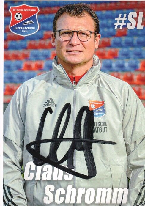 Autogramm Fussball | SpVgg Unterhaching | 2020 | Claus SCHROMM