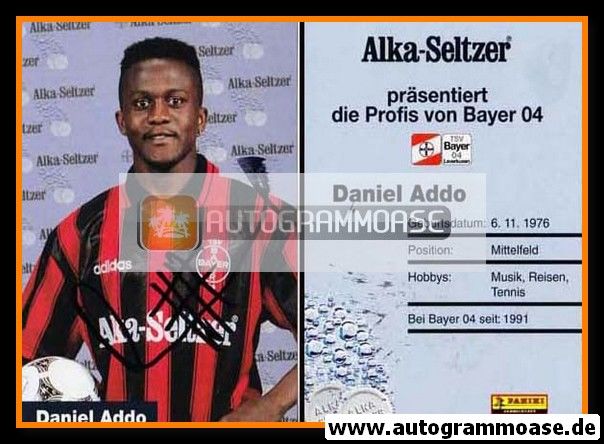 Autogramm Fussball | Bayer Leverkusen | 1995 | Daniel ADDO