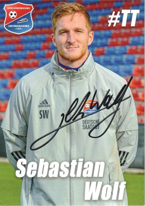 Autogramm Fussball | SpVgg Unterhaching | 2020 | Sebastian WOLF