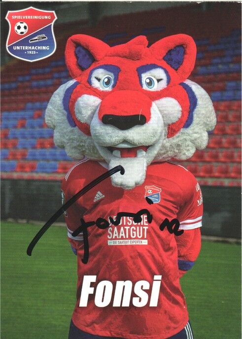 Autogramm Fussball | SpVgg Unterhaching | 2020 | FONSI (Maskottchen)