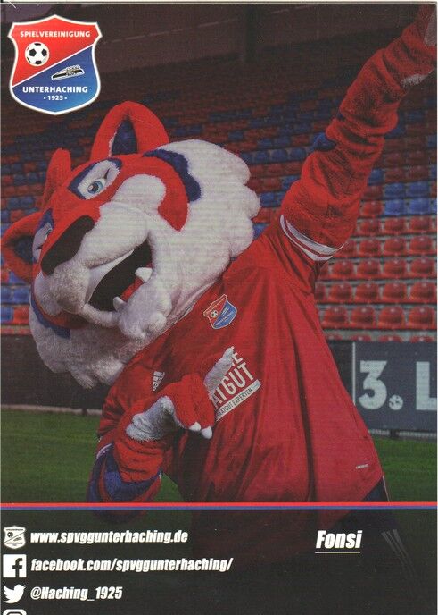Autogramm Fussball | SpVgg Unterhaching | 2020 | FONSI (Maskottchen)