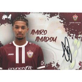 Autogramm Fussball | BFC Dynamo Berlin | 2025 | Amiro AMADOU