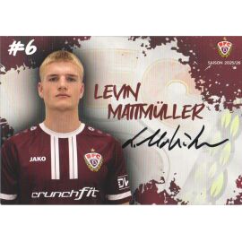 Autogramm Fussball | BFC Dynamo Berlin | 2025 | Levin MATTMÜLLER