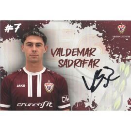 Autogramm Fussball | BFC Dynamo Berlin | 2025 | Valdemar SADRIFAR