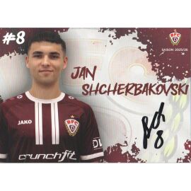 Autogramm Fussball | BFC Dynamo Berlin | 2025 | Jan SHCHERBAKOVSKI