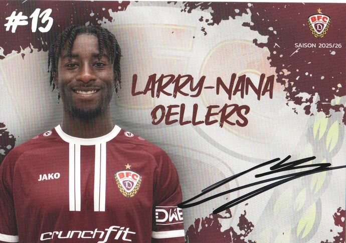 Autogramm Fussball | BFC Dynamo Berlin | 2025 | Larry-Nana OELLERS
