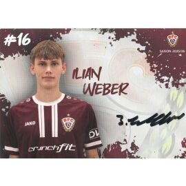 Autogramm Fussball | BFC Dynamo Berlin | 2025 | Ilian WEBER