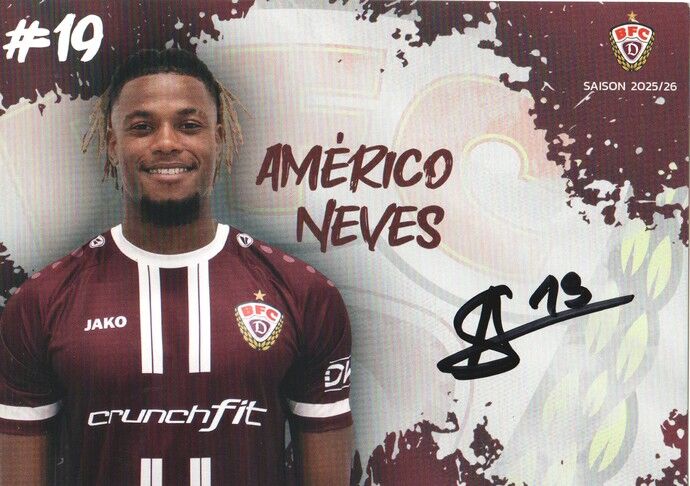 Autogramm Fussball | BFC Dynamo Berlin | 2025 | Americo NEVES
