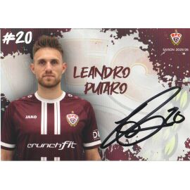 Autogramm Fussball | BFC Dynamo Berlin | 2025 | Leandro PUTARO