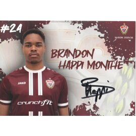 Autogramm Fussball | BFC Dynamo Berlin | 2025 | Brandon HAPPI MONTHE