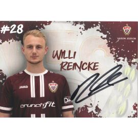 Autogramm Fussball | BFC Dynamo Berlin | 2025 | Willi REINCKE