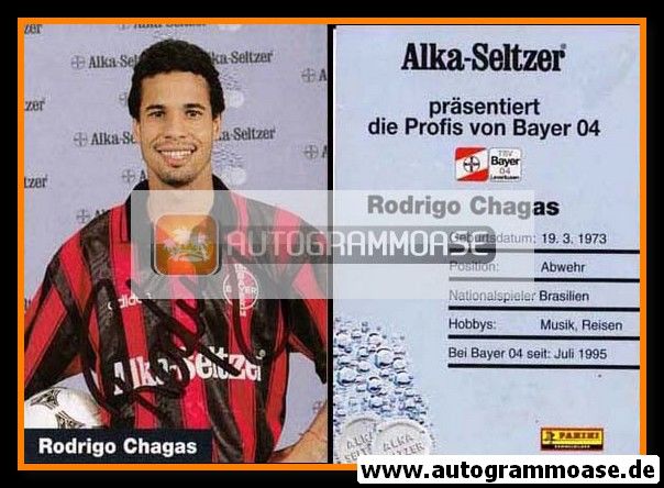 Autogramm Fussball | Bayer Leverkusen | 1995 | Rodrigo CHAGAS