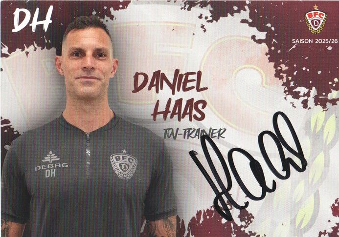 Autogramm Fussball | BFC Dynamo Berlin | 2025 | Daniel HAAS