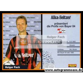 Autogramm Fussball | Bayer Leverkusen | 1995 | Holger FACH