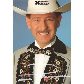 Autogramm Schlager | Peter HINNEN | 1990er (Portrait Color Fanclub)