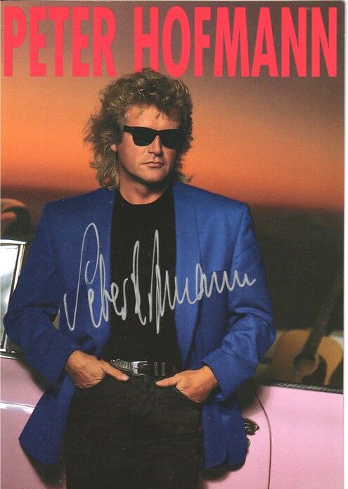 Autogramm Klassik / Rock | Peter HOFMANN | 1992 "Love Me Tender" (Portrait Color Sony)