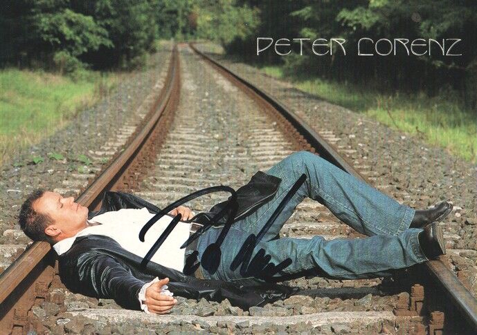 Autogramm Schlager | Peter LORENZ | 2003 "Frei Sein" (Portrait Color Rubin)
