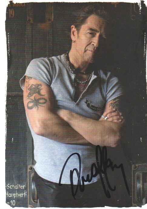 Autogramm Rock | Peter MAFFAY | 2010 "Tattoos" (Portrait Color Sony)