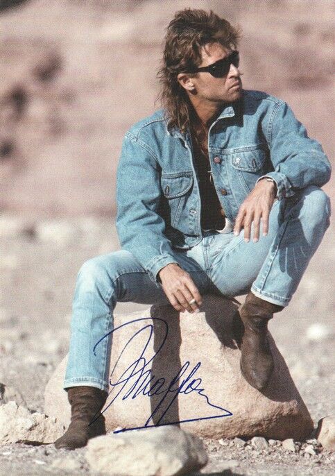 Autogramm Rock | Peter MAFFAY | 1990 "Leipzig Live" (Portrait Color EW)