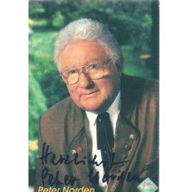 Autogramm Schlager | Peter NORDEN | 1990er "Wiedersehen Macht Freude" (Portrait Color)