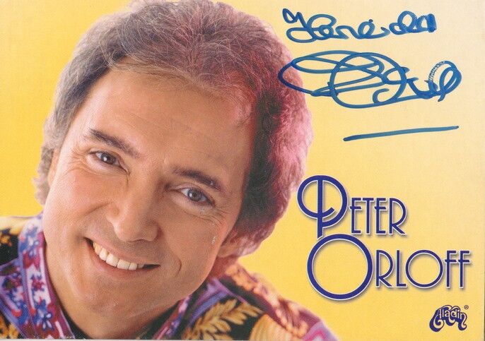 Autogramm Schlager | Peter ORLOFF | 1980er (Portrait Color Palm)