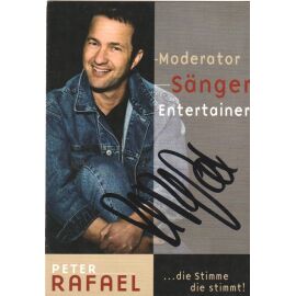Autogramm Schlager | Peter RAFAEL | 2000er (Portrait Color Twardy)