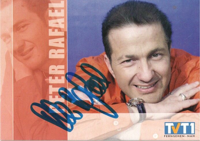 Autogramm Schlager | Peter RAFAEL | 2001 "Du Bist Allein" (Portrait Color TVT1)