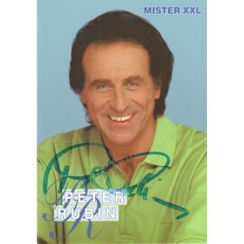 Autogramm Schlager | Peter RUBIN | 1990er (Portrait Color Mister XXL)