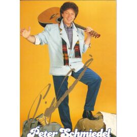 Autogramm Schlager | Peter SCHMIEDEL | 1980er (Portrait Color Koch)