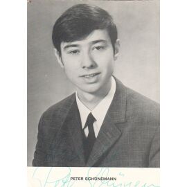 Autogramm Volksmusik | Peter SCHÜNEMANN | 1970er (Portrait SW Telefunken)
