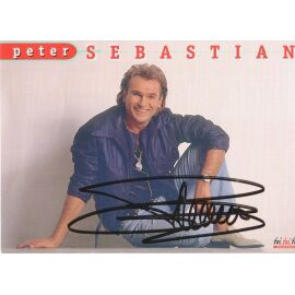 Autogramm Schlager | Peter SEBASTIAN | 1997 "Da Ist Was Dran" (Portrait Color toi)