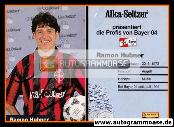 Autogramm Fussball | Bayer Leverkusen | 1995 | Ramon HUBNER