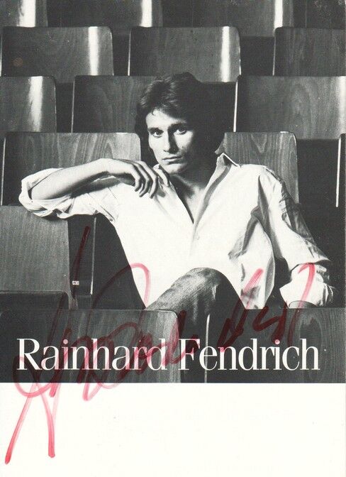 Autogramm Pop | Rainhard FENDRICH | 1981 "Und Alles Ist Ganz Anders" (Portrait SW Philips)