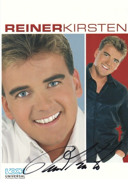 Autogramm Schlager | Reiner KIRSTEN | 2002 "Was Ich Wirklich Mag" (Portrait Color Koch)