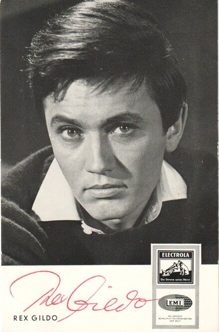 Autogramm Schlager | Rex GILDO | 1965 "Silberglocken Läuten" (Portrait SW Electrola) 1