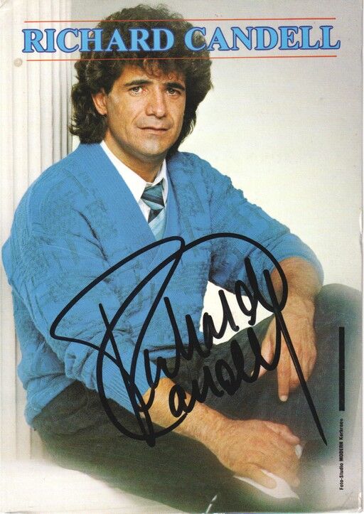 Autogramm Schlager | Richard CANDELL | 1980er (Portrait Color)