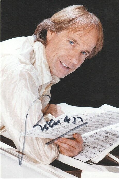 Autogramm Klavier | Richard CLAYDERMAN | 2000er (Portrait Color KünstlerMedia)