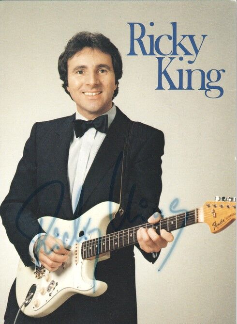 Autogramm Rock | Ricky KING | 1988 "Teresa" (Portrait Color CBS)