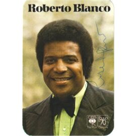 Autogramm Schlager | Roberto BLANCO | 1973 "Puppenspieler Von Mexiko" (Portrait Color CBS)