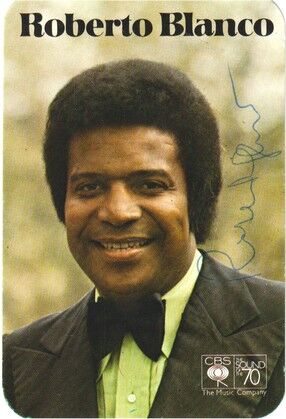 Autogramm Schlager | Roberto BLANCO | 1973 "Puppenspieler Von Mexiko" (Portrait Color CBS)