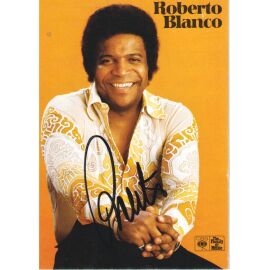 Autogramm Schlager | Roberto BLANCO | 1975 "Sukki Sukki" (Portrait Color CBS)